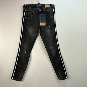 Blue Seven Girl's Black Denim Skinny Jeans - Size 146cm / 11 years - NWT